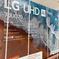 70”LG UHD 4K SMART TV
