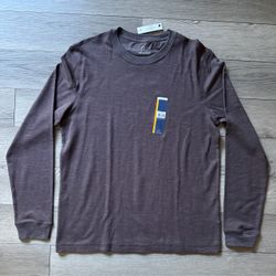 NEW-Men's George Thermal Crew Neck Long Sleeve Shirt Size Large