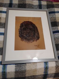 Beautiful painting of a dog