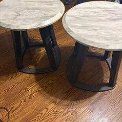Marble End Tables 