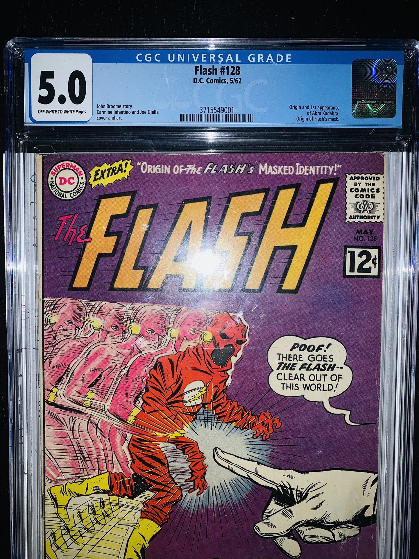 The Flash #128 First Appearance Of Abra Kadabra