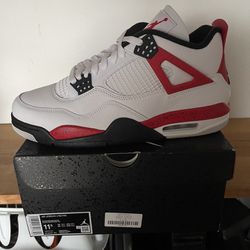 Size 11.5 Nike Air Jordan 4 Red Cement