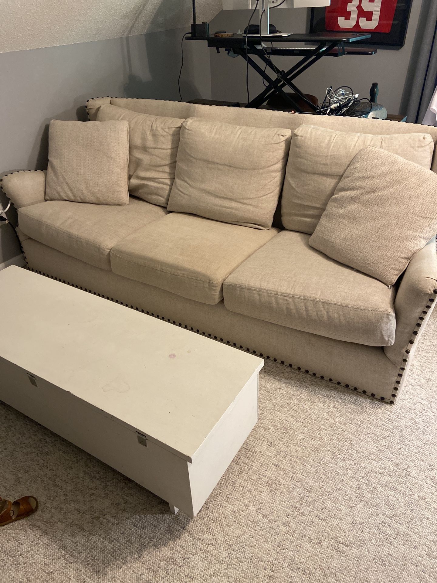 Linen Sofa