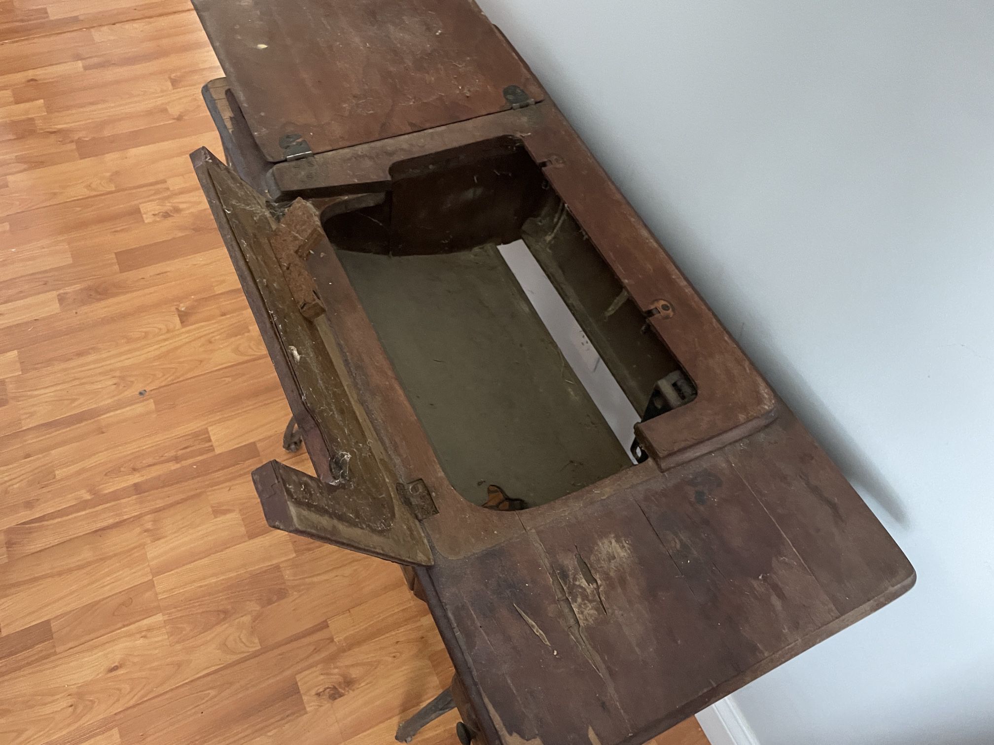 Antique Fisher Sewing Table