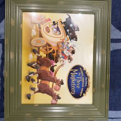 2004 Disney Mickey 3 Musketeers Commemorative Lithograph