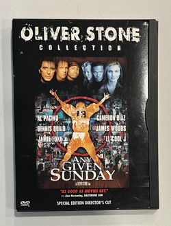 Any Given Sunday DVD - Oliver Stone Collection - Special Edition Director's Cut