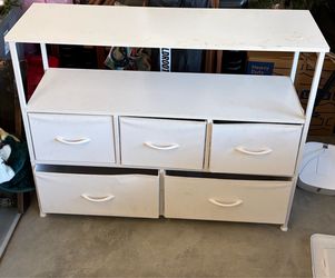 White dresser