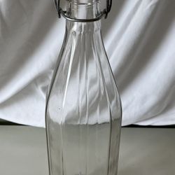 Rare 10 Sided Clear Bottle