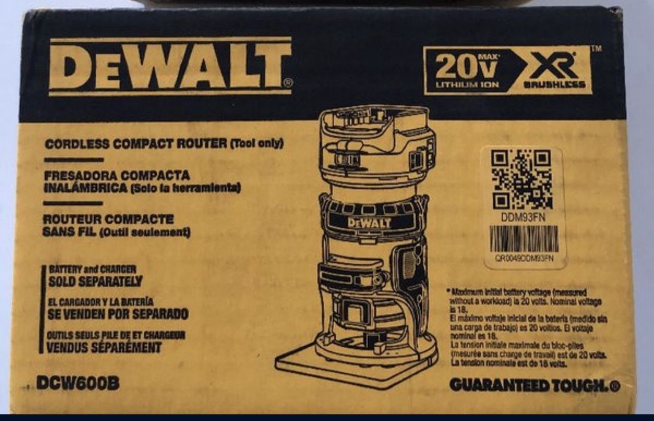 Brand New DeWalt Router XR (tool only)