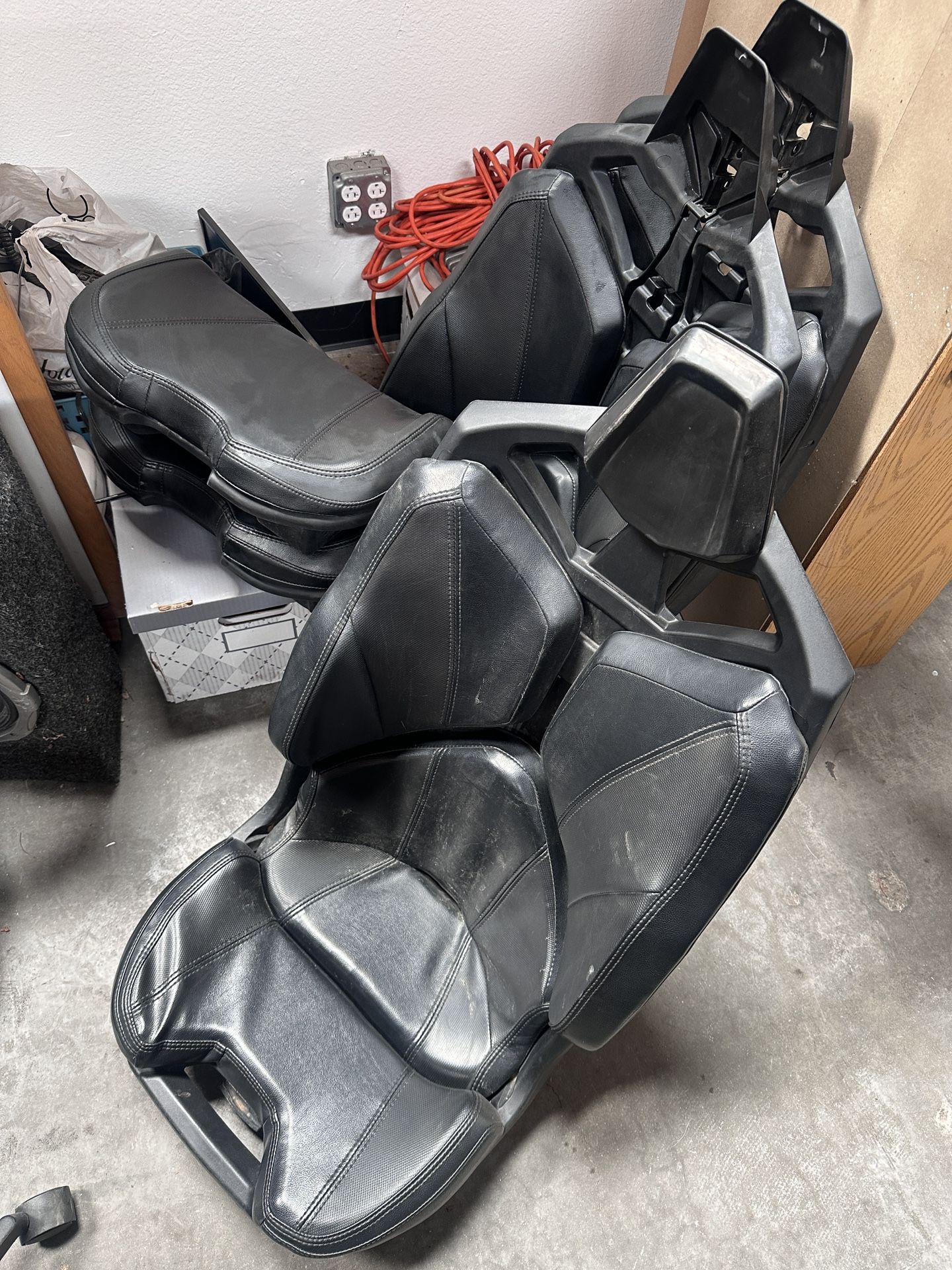 RZR PRO SEATS FULL SET BLACK