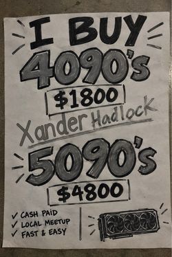 Buying 4090’s/5090’s