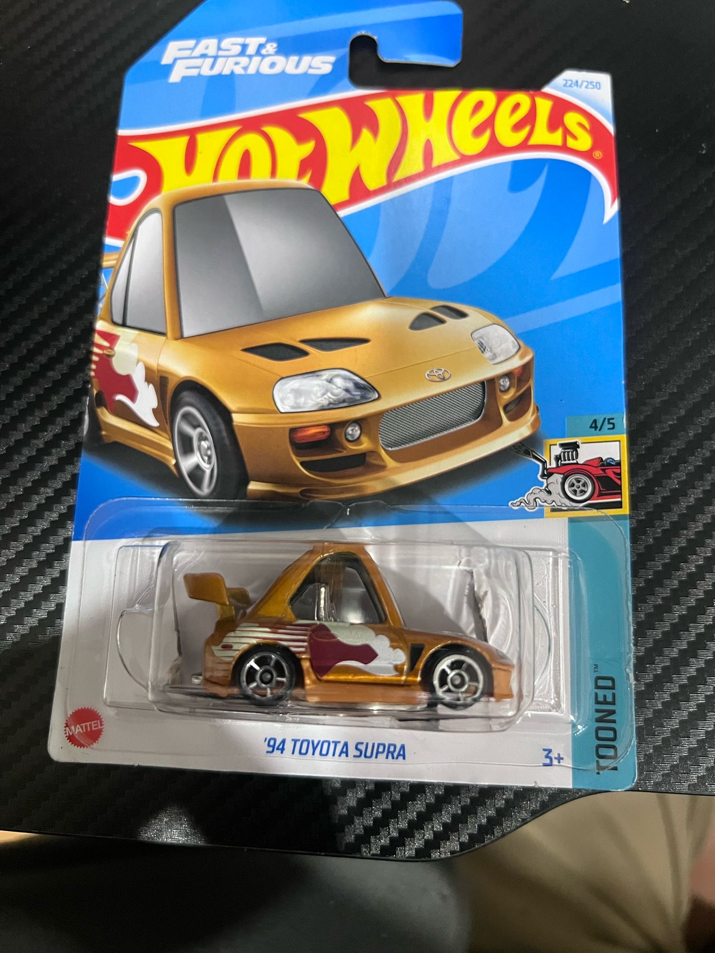 Hot Wheels Keychain 94 Toyota Supra TOONED 4/5