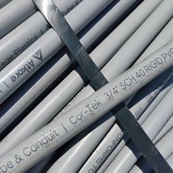 PVC Pipes 3/4  4.50 Each