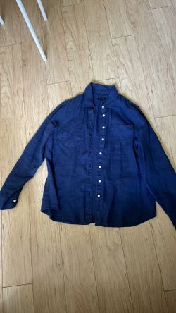 Blue Button Up