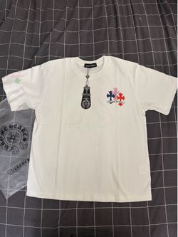 White chromehearts T shirt size M