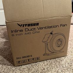 Inline Duct Ventilation Fan