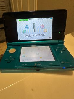 EXCELLENT WORKING NINTENDO 3DS AQUA BLUE