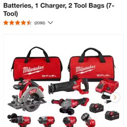Milwaukee M18 FUEL  7- Tool Combo Kit