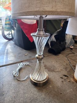 Lamp With USB Plug In 