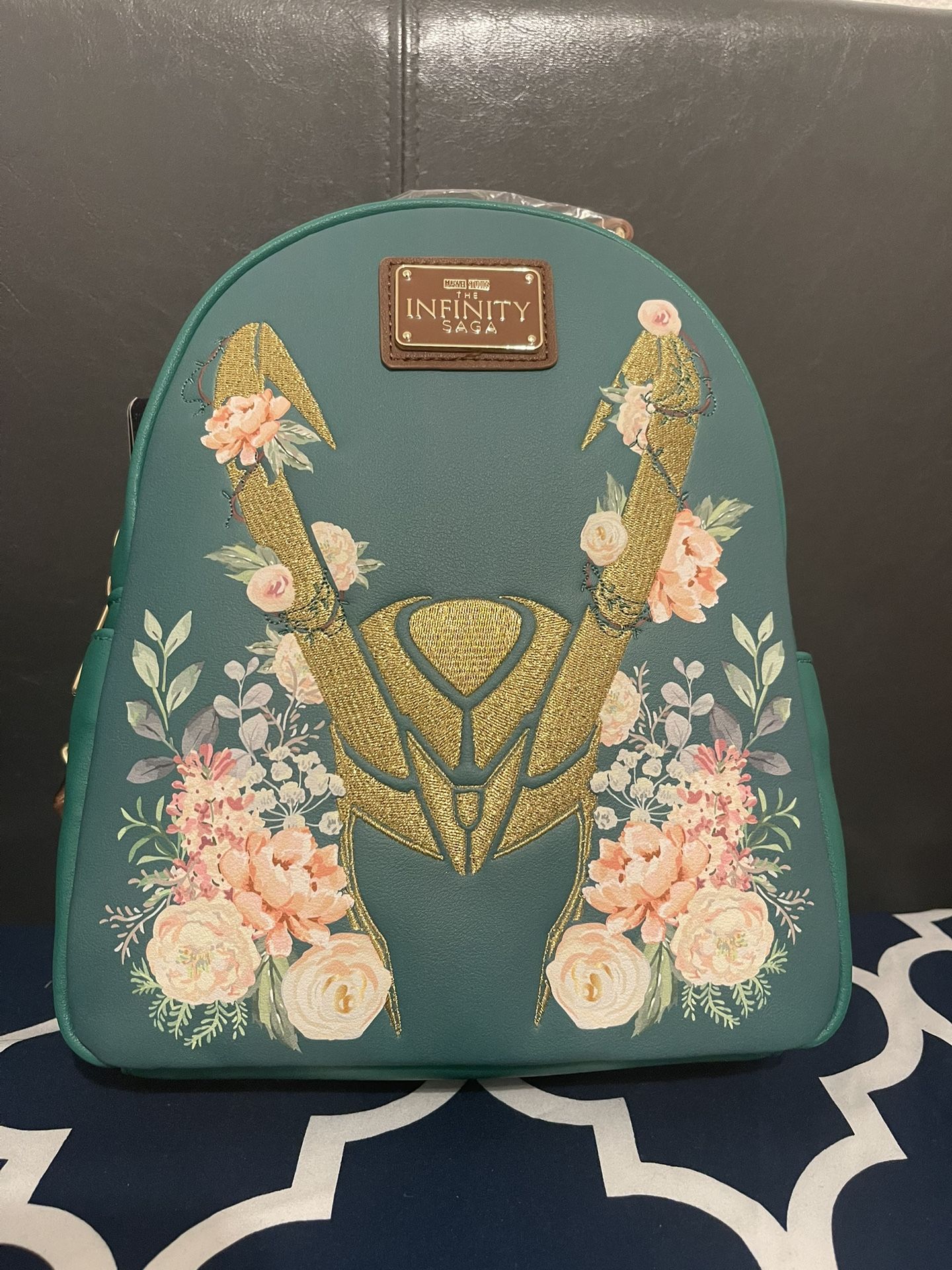 Loungefly Floral Loki Backpack Marvel