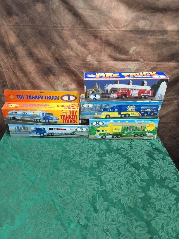 Lot Of Sunoco Advertising Toys In Original Boxes 