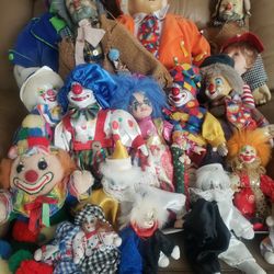 Porcelain Clown Collection *Tags*