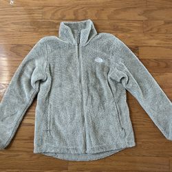 Like new The North Face women full zip Fleece Jacket in Tan size L