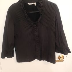 Ladies XL. BLACK Blouse