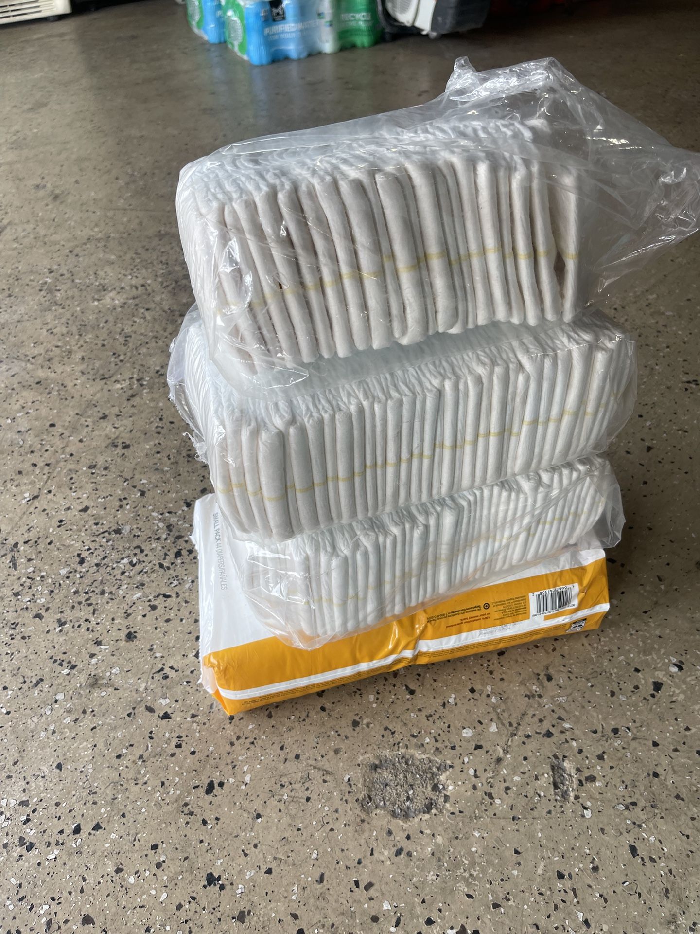 Pampers size one one package of size 2