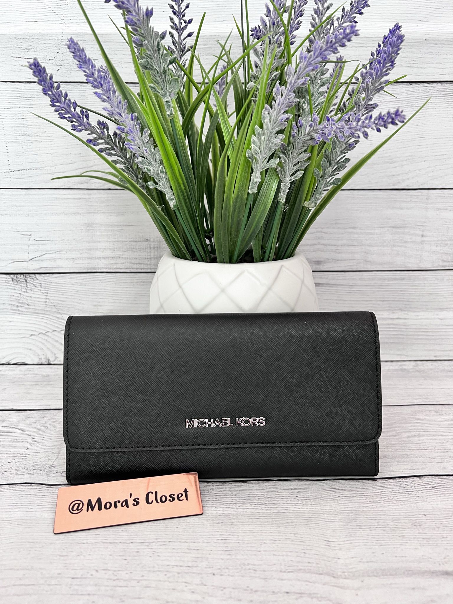 Michael Kors Black/Silver Wallet