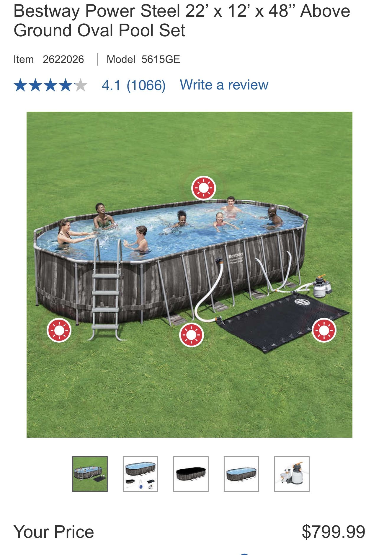 22x12 Above ground Pool for Sale in Newman, CA OfferUp