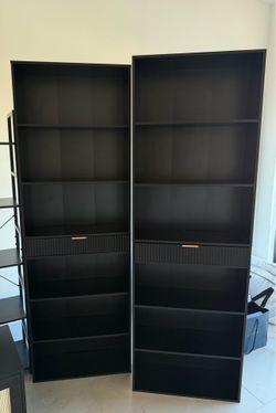 2 bookshelves $50 for both