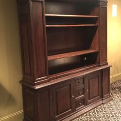 Italian Walnut Wall Media Unit