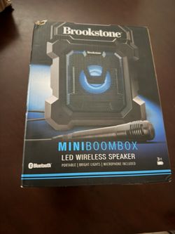 Led Boom Box With Mic