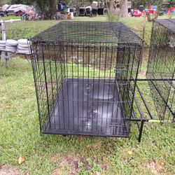XL Dog Cage With Tray  30w X 48d X 33h