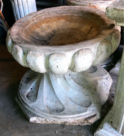 Huge planter & used marble