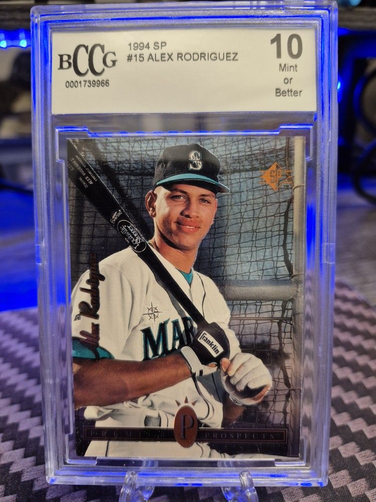 ALEX RODRIGUEZ (ROOKIE CARD) FOIL #15 GEM MINT 10 CONDITION (ROOKIE ...