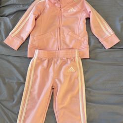 adidas Baby Girls 2-pc. Track Suit