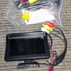 Monitor and back up camera