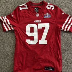 NICK BOSA 49ERS SUPER BOWL LVIII JERSEY SZ. M