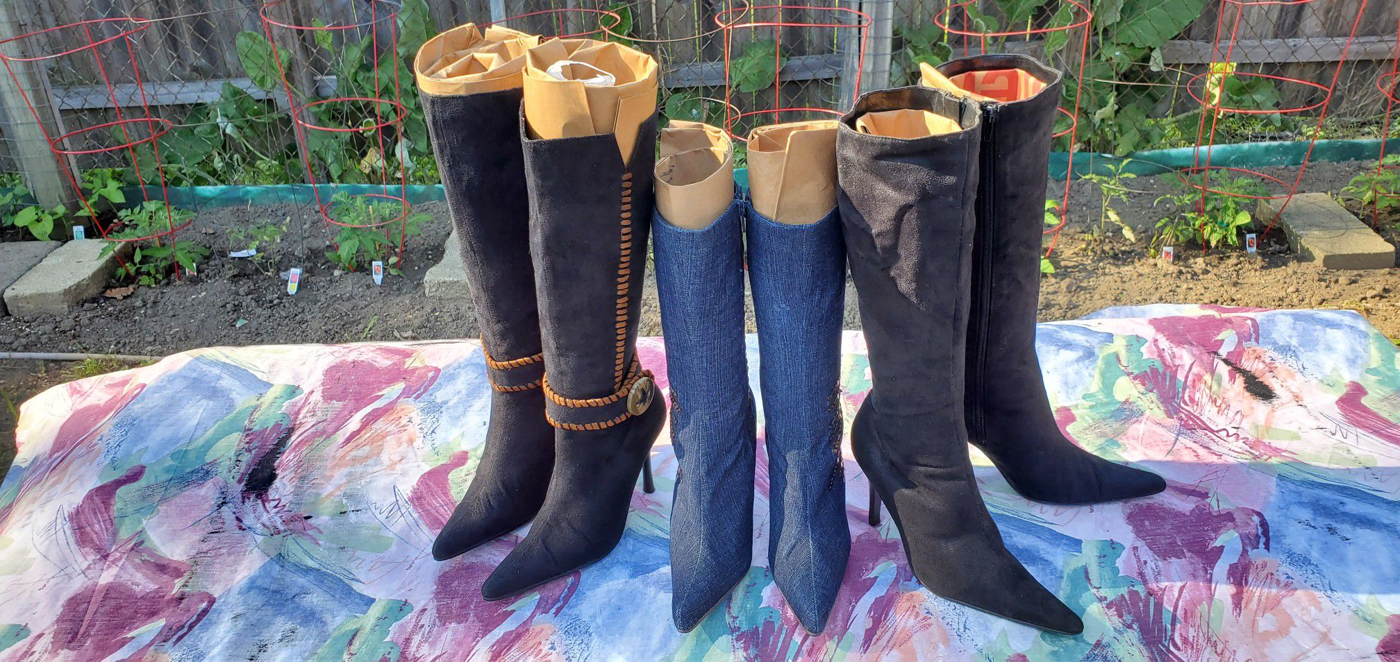 3 pair of Womens Boots