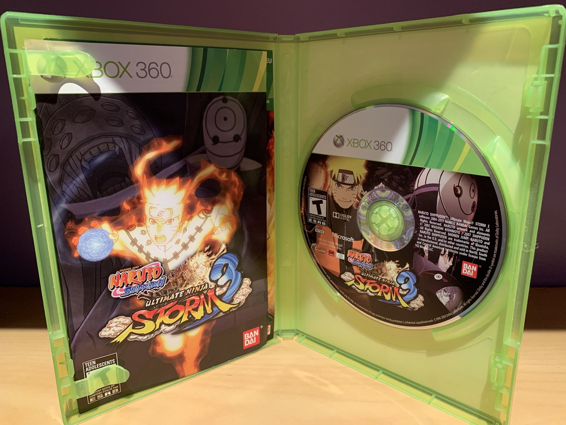 Xbox 360 Naruto Ultimate Ninja Storm 3