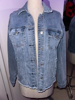Beautifully Embroidered Denim Jacket (SIZE M)
