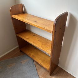 Small vintage wood shelf