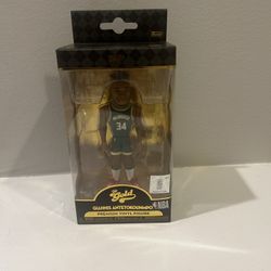 Giannis Antetokounmpo Funko 5" Gold Figure Milwaukee Bucks