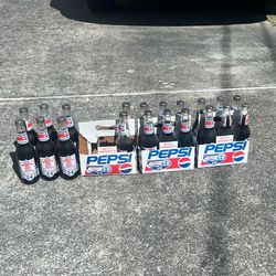 Lot Of  20 Pepsi Bottles NASCAR Winston Cup Richard Petty Collectibles