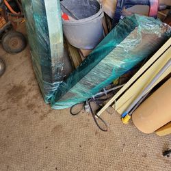 Twin Doble Bed Wood Frame,  Black Color