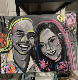 Personalized Couples Painting Thumbnail