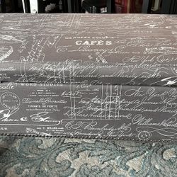 32” Stephanie Upholstered Storage Ottoman Bench