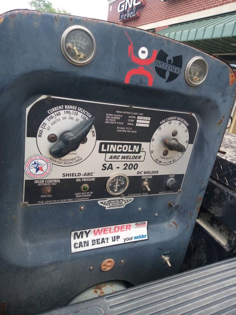 Lincoln Black Face , Lincoln Welder 